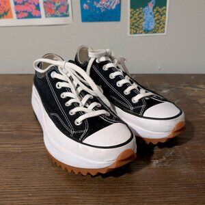 Converse Run Star Hike Low-Top Platform Sneaker Size 8 Women